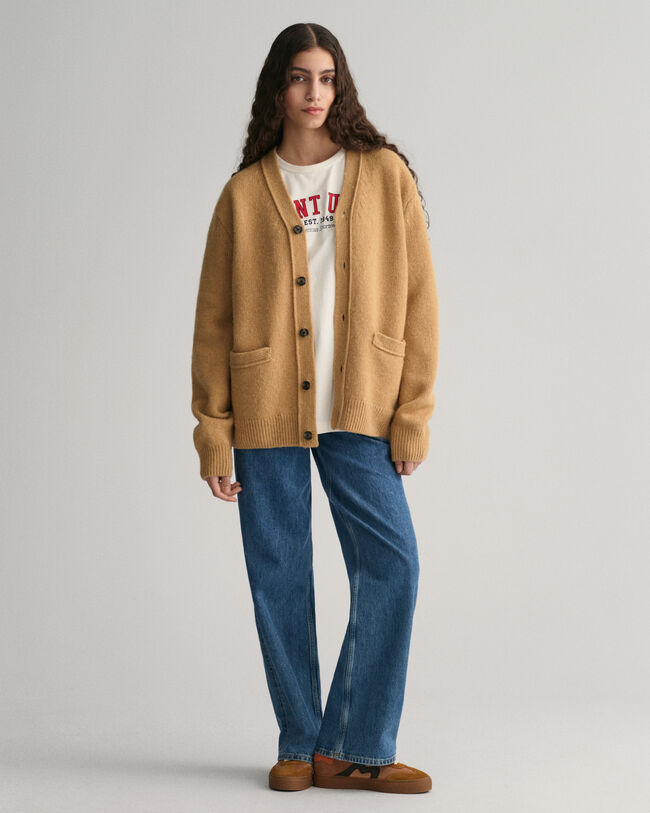 Cárdigan de lana suave