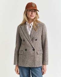 Americana Regular Fit de lana con textura