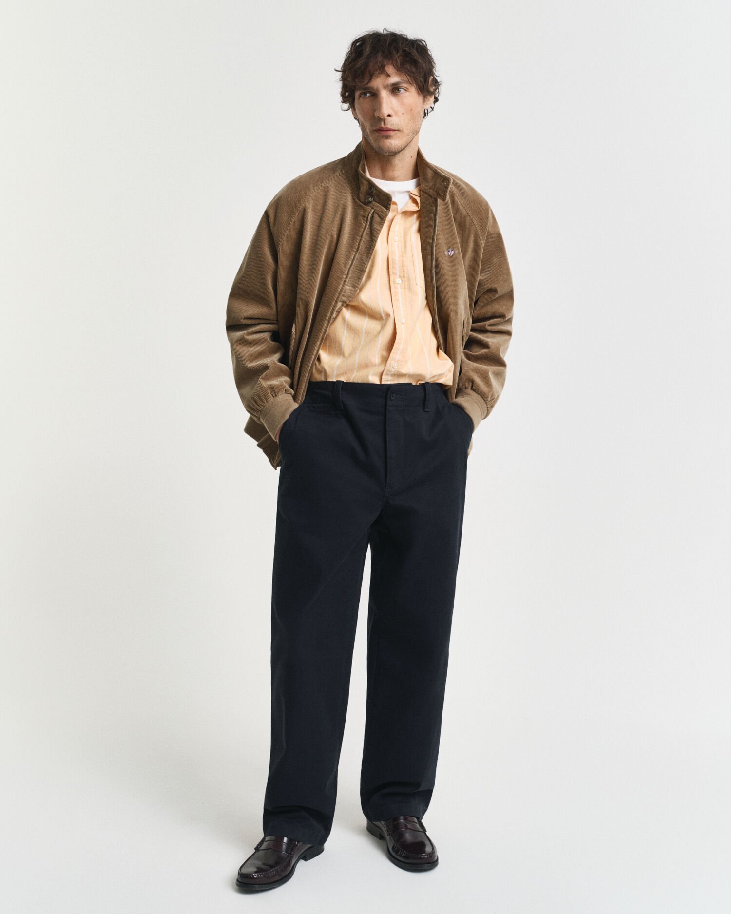 Camisa Oxford clásica Regular Fit a rayas