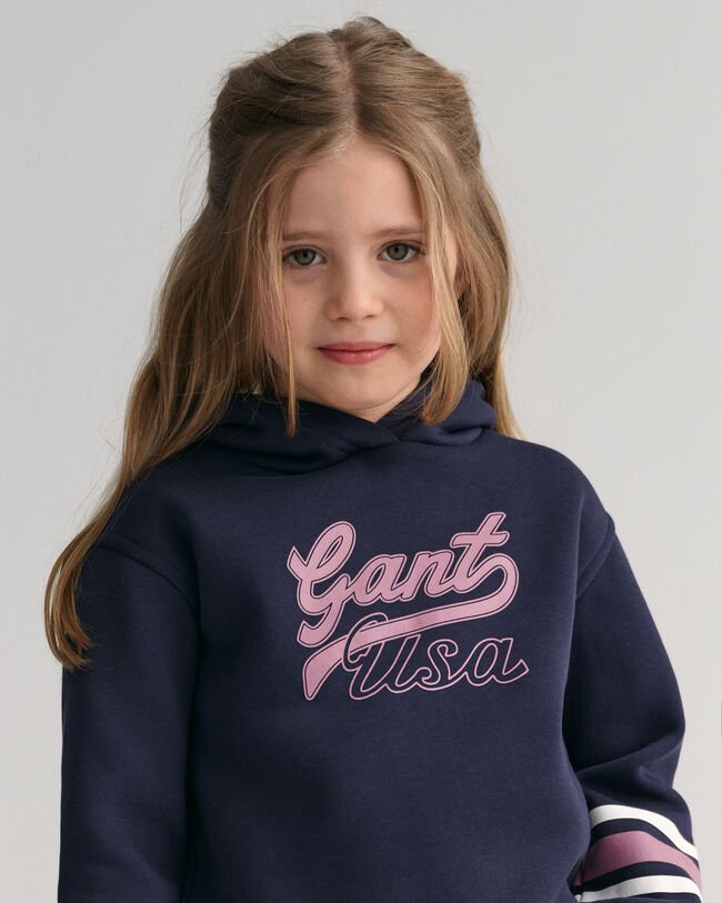 Sudadera corta con capucha GANT USA Girls