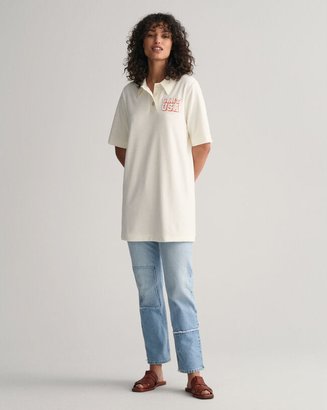 Vestido tipo polo Terry Cloth