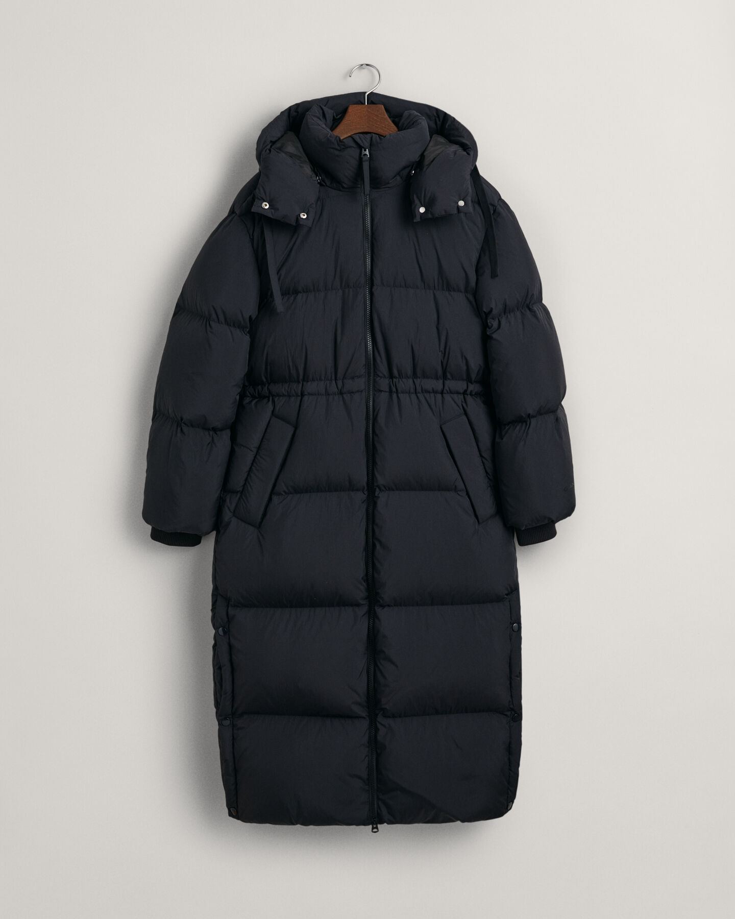 Abrigo de largo completo y plumón
