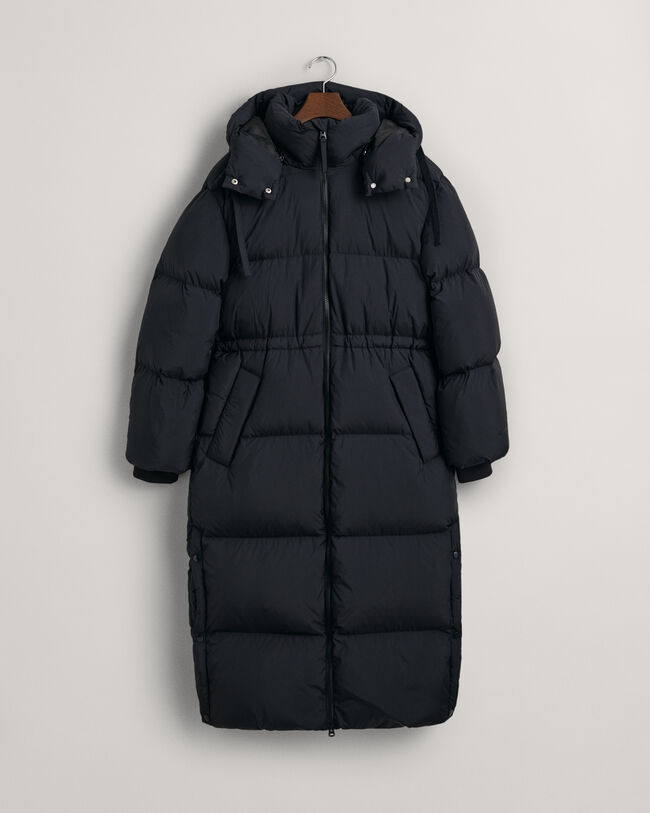 Abrigo de largo completo y plumón
