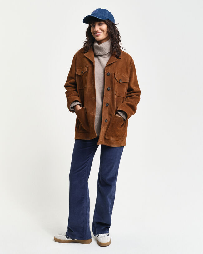 Jersey de cuello de cisne con detalle de espiga