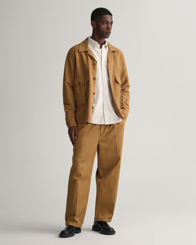 Camisa Oxford Relaxed Fit Archive a rayas