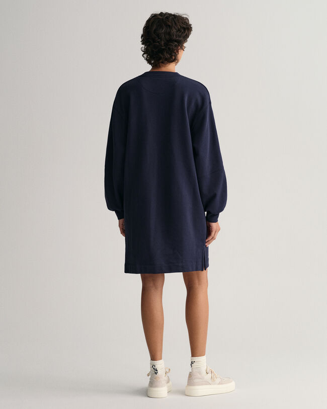 Vestido de manga larga Logo Volume