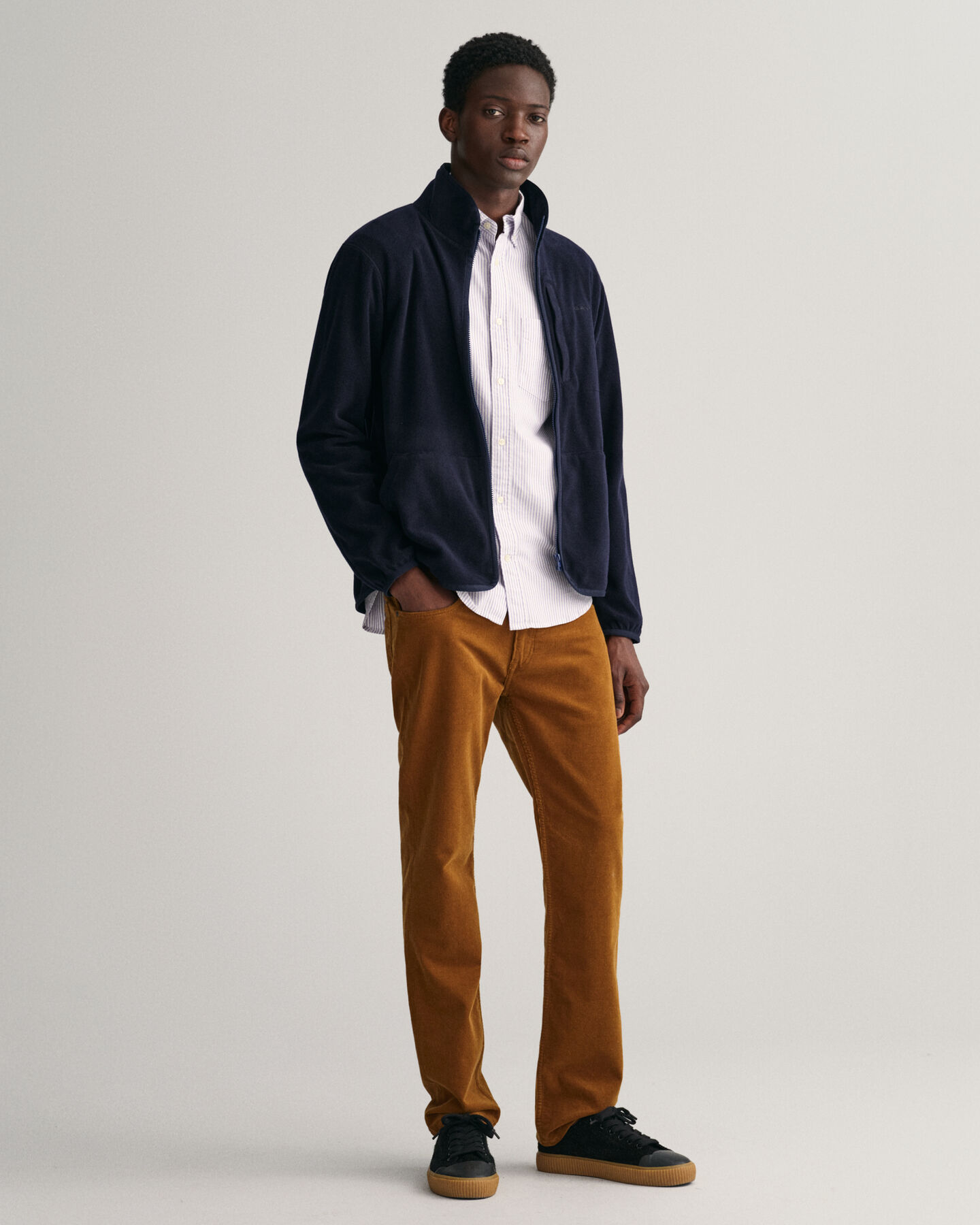 Chaqueta polar con cremallera