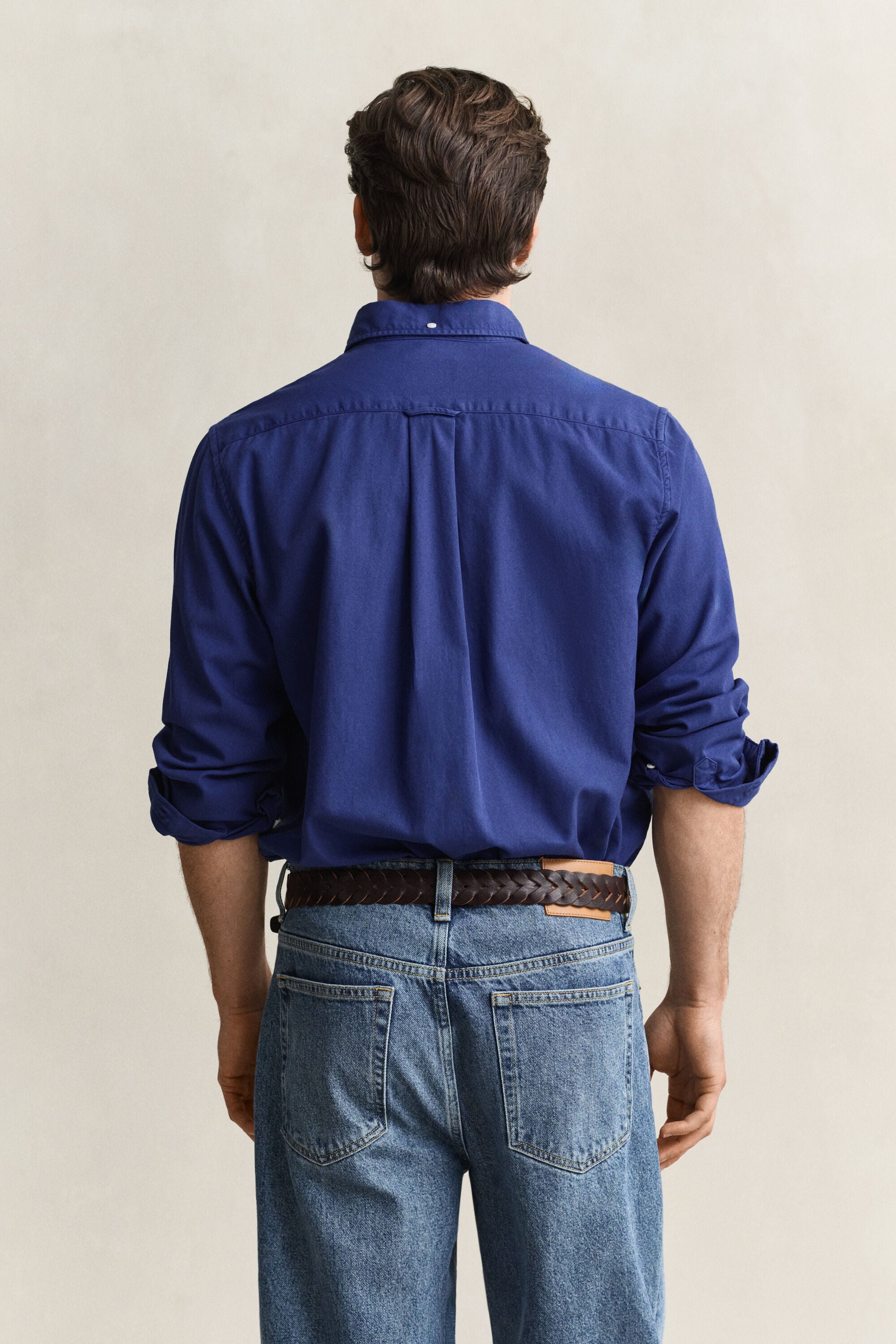 Camisa Regular Fit de sarga