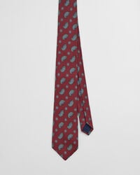 Corbata con estampado de cachemir