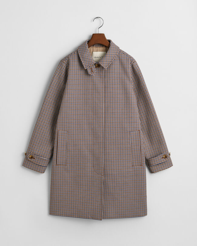 Gabán de cuadros pequeños