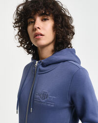 Sudadera con capucha y cremallera Tonal Shield