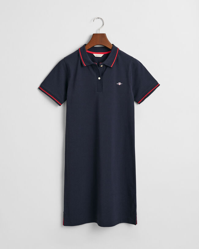 Vestido tipo polo de piqu&eacute; ajustado Teen Girls