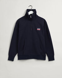 Jersey con media cremallera Retro Flag