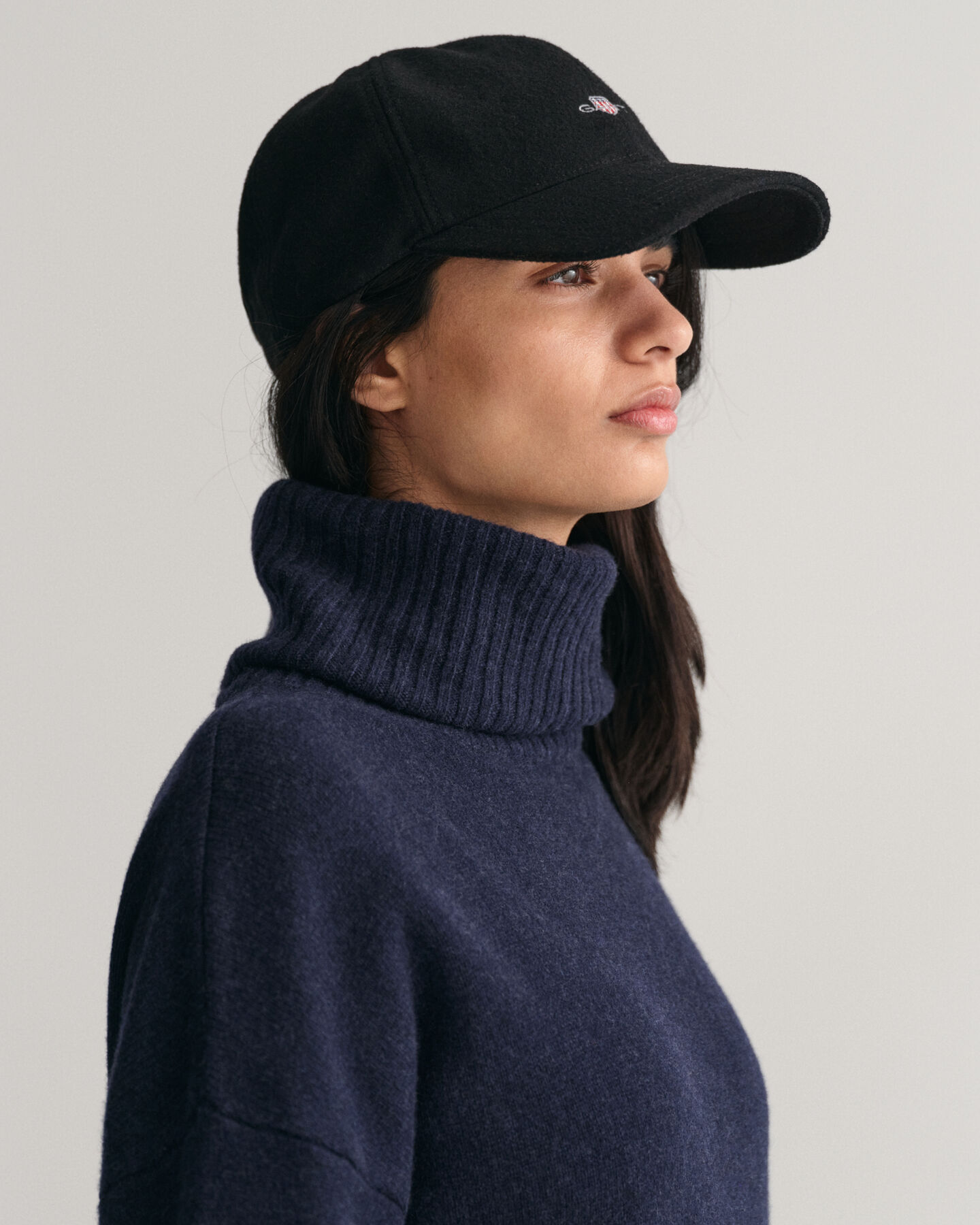 Vestido de cuello vuelto Lounge