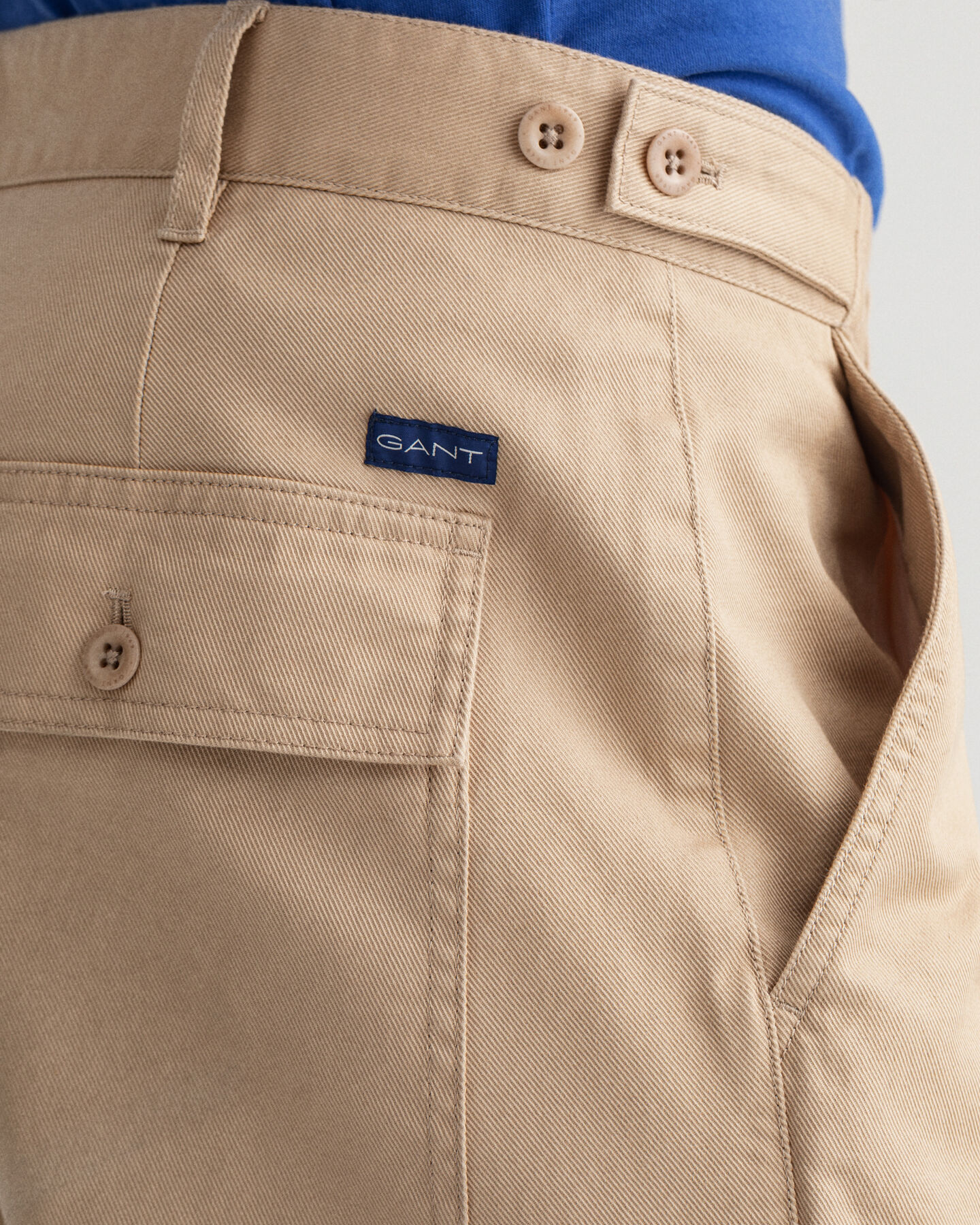 Pantalones chinos Tapered de algod&oacute;n