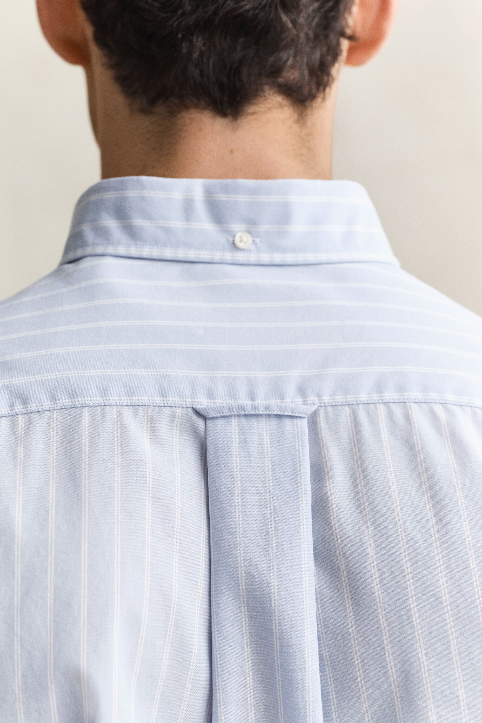 Camisa clásica de popelina a rayas