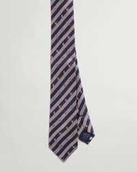 Corbata de seda con estampado Oars
