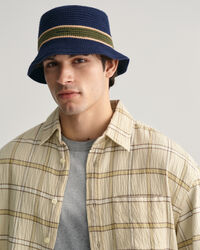 Camisa extragrande de cuadros con textura