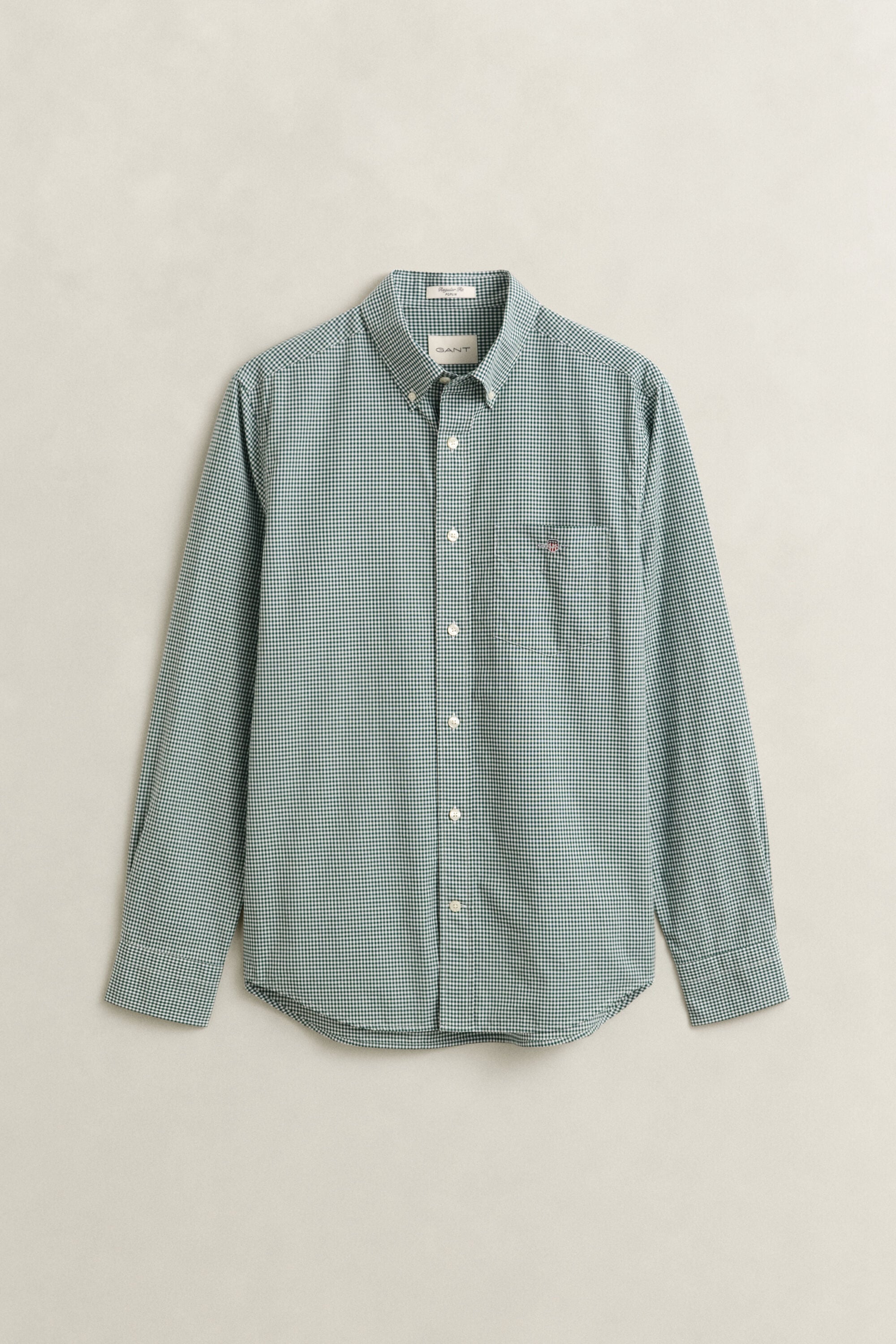 Camisa clásica de popelina de cuadros Vichy