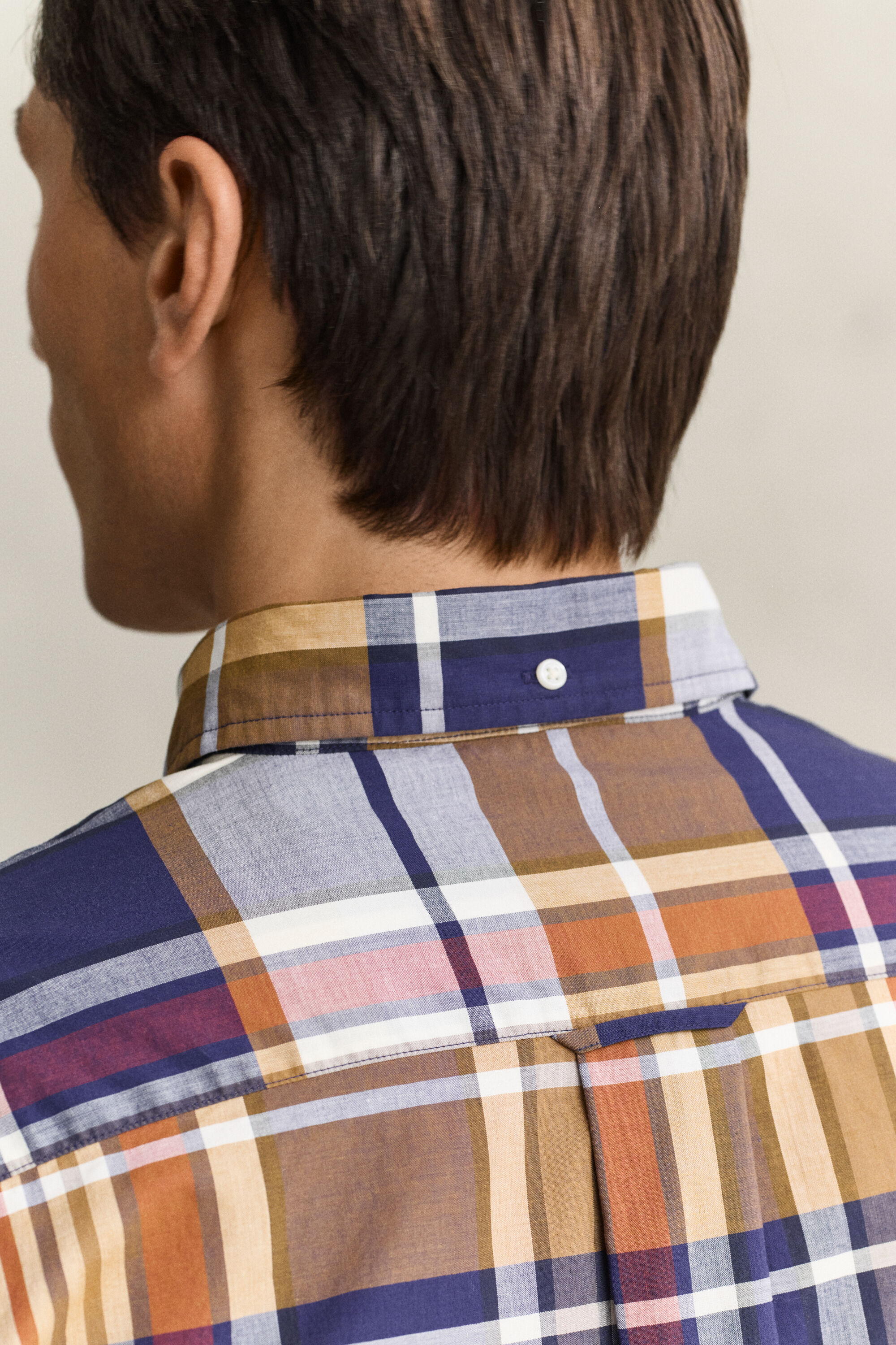 Camisa de popelina a cuadros Gant x Yale