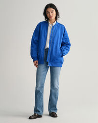 Cazadora bomber satinada