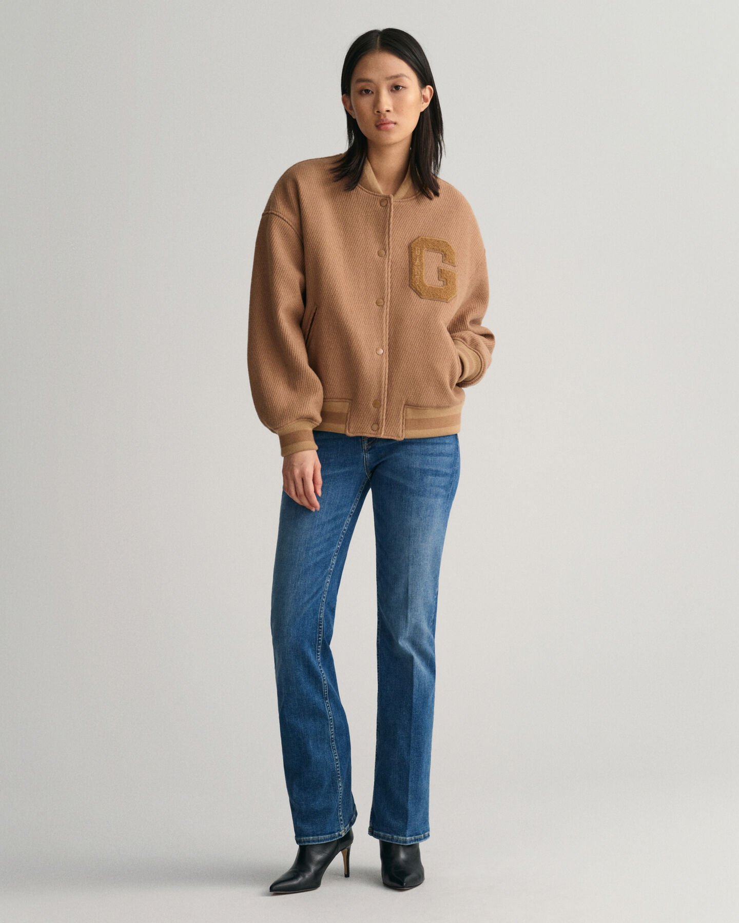 GANT Varsity Jacket en sarga de lana