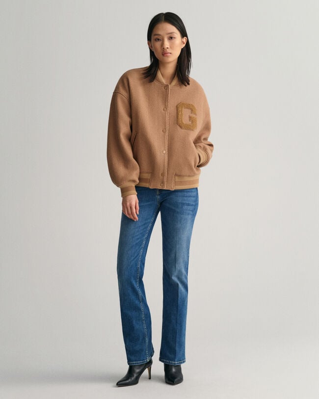 GANT Varsity Jacket en sarga de lana