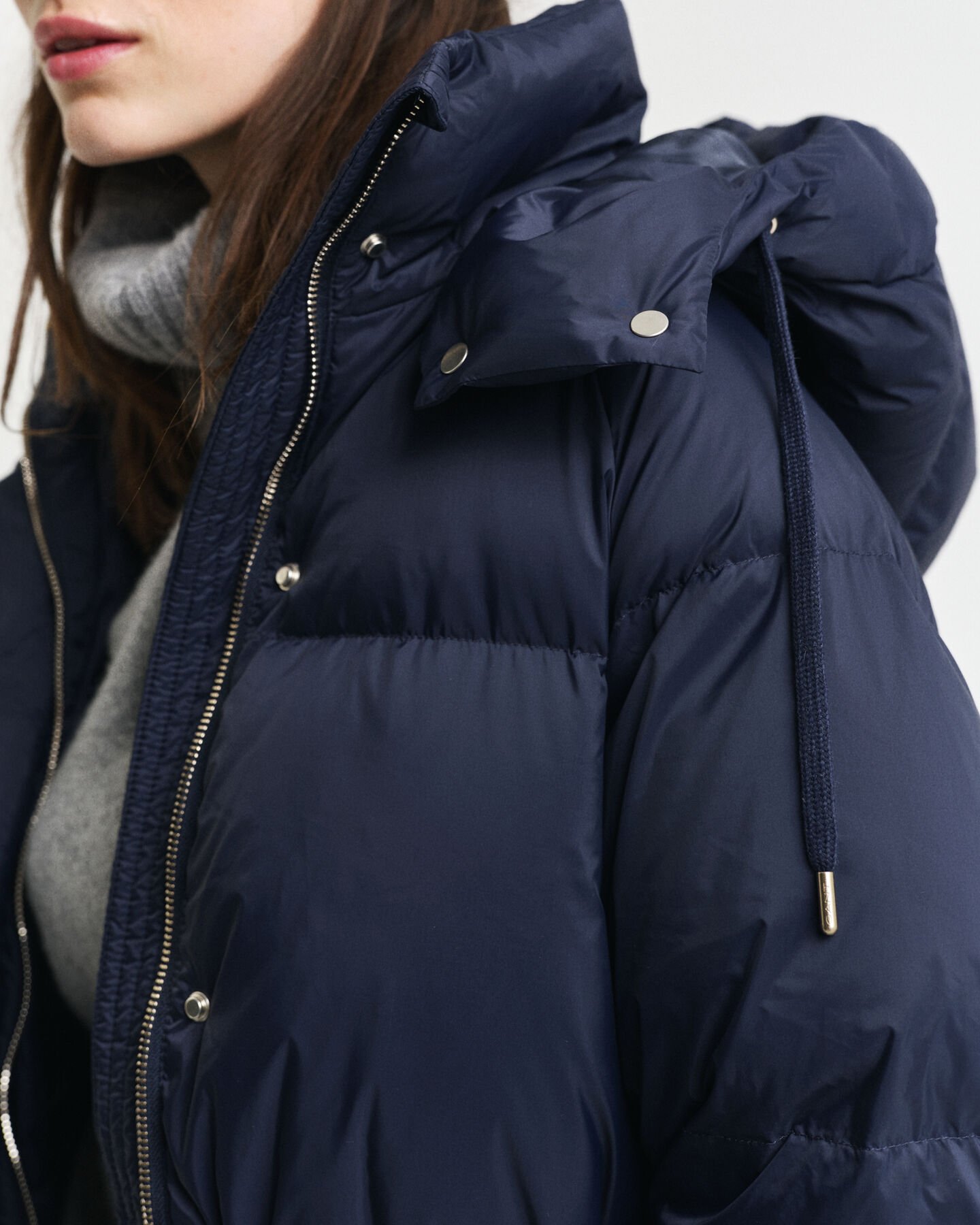 Chaqueta de plumón y largo medio