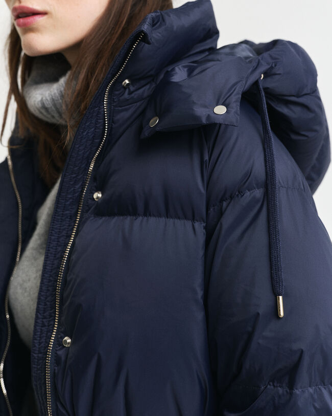 Chaqueta de plumón y largo medio