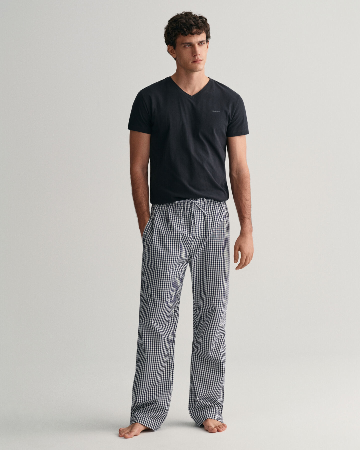 Pantalones de pijama de cuadros Vichy