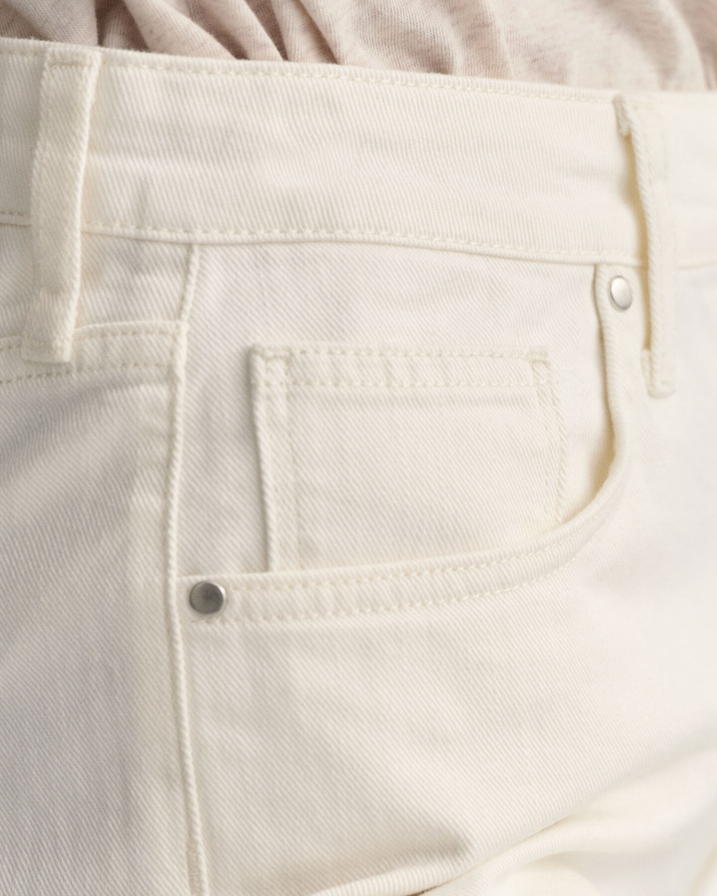 Pantalones cortos vaqueros blancos