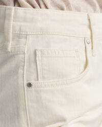 Pantalones cortos vaqueros blancos
