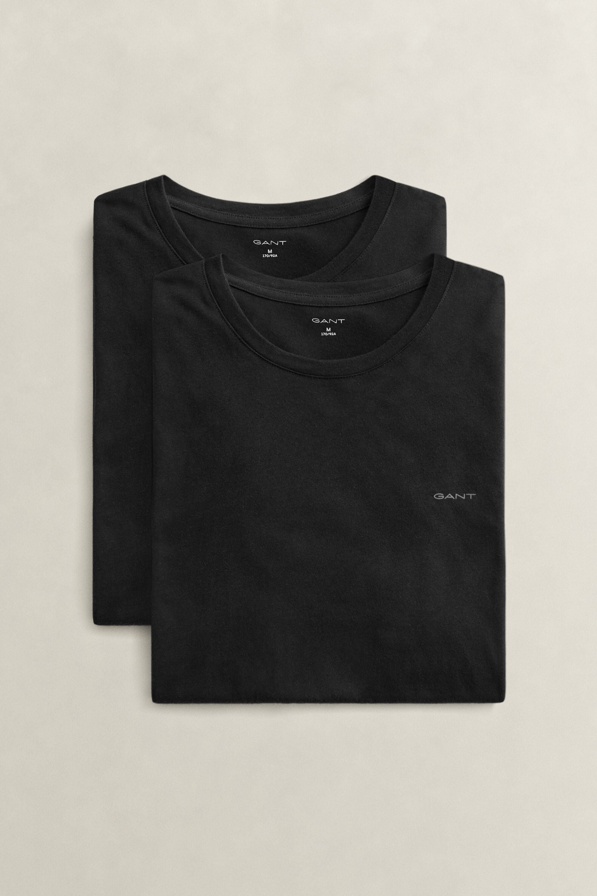 Paquete de dos camisetas de cuello redondo