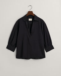 Camisa Relaxed Fit a rayas Seersucker Popover