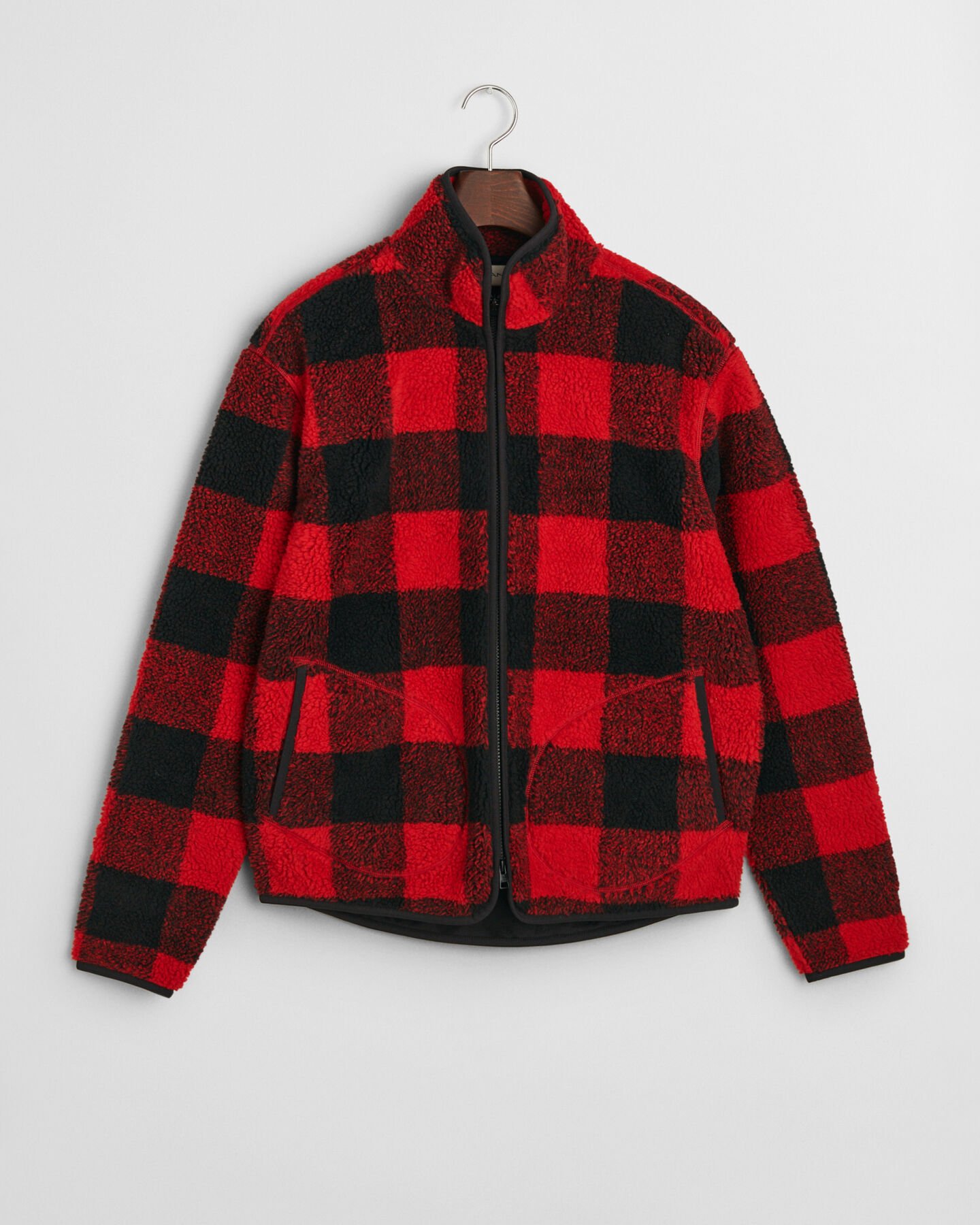 Chaqueta polar a cuadros