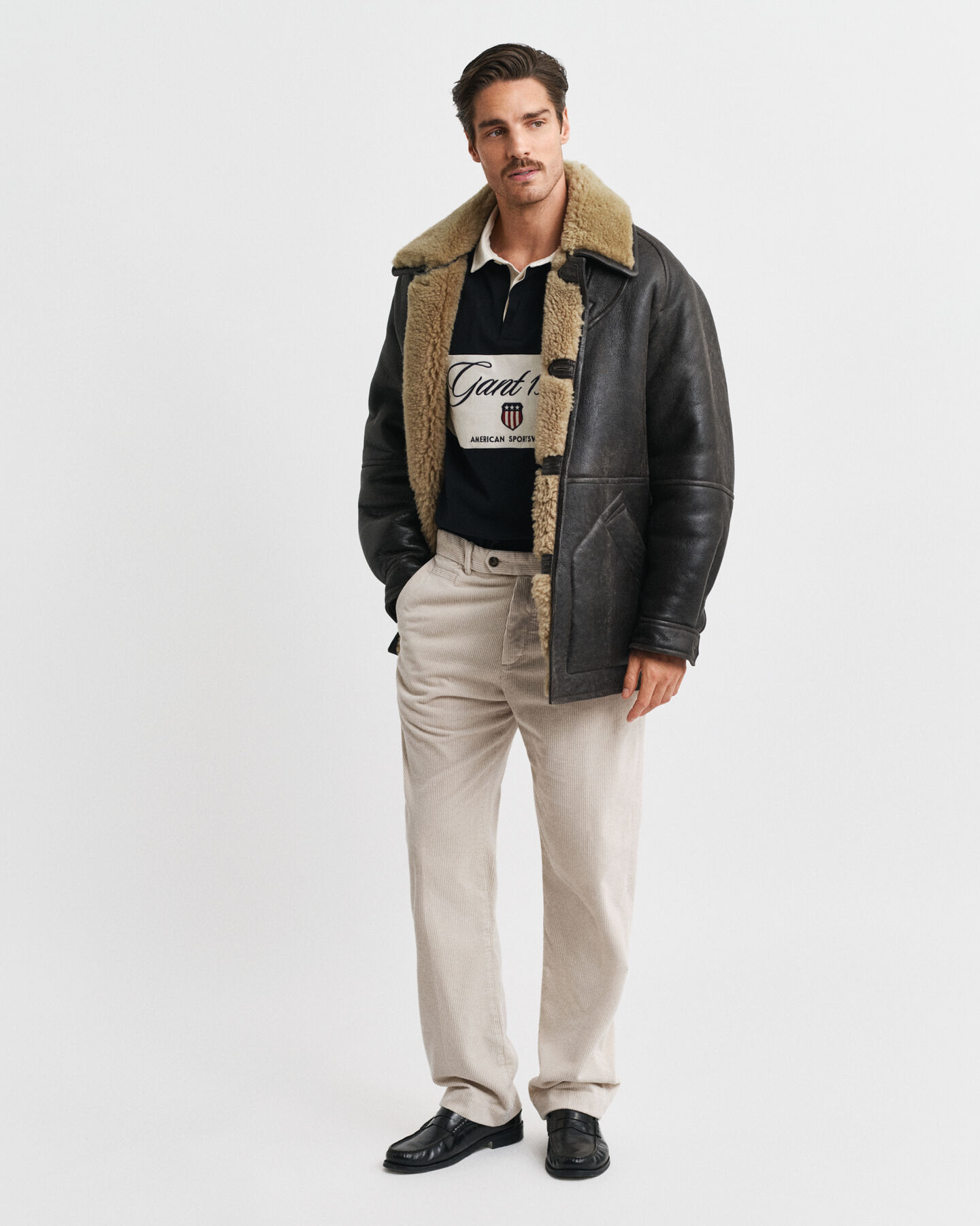 Pantalones de pana Straight Fit