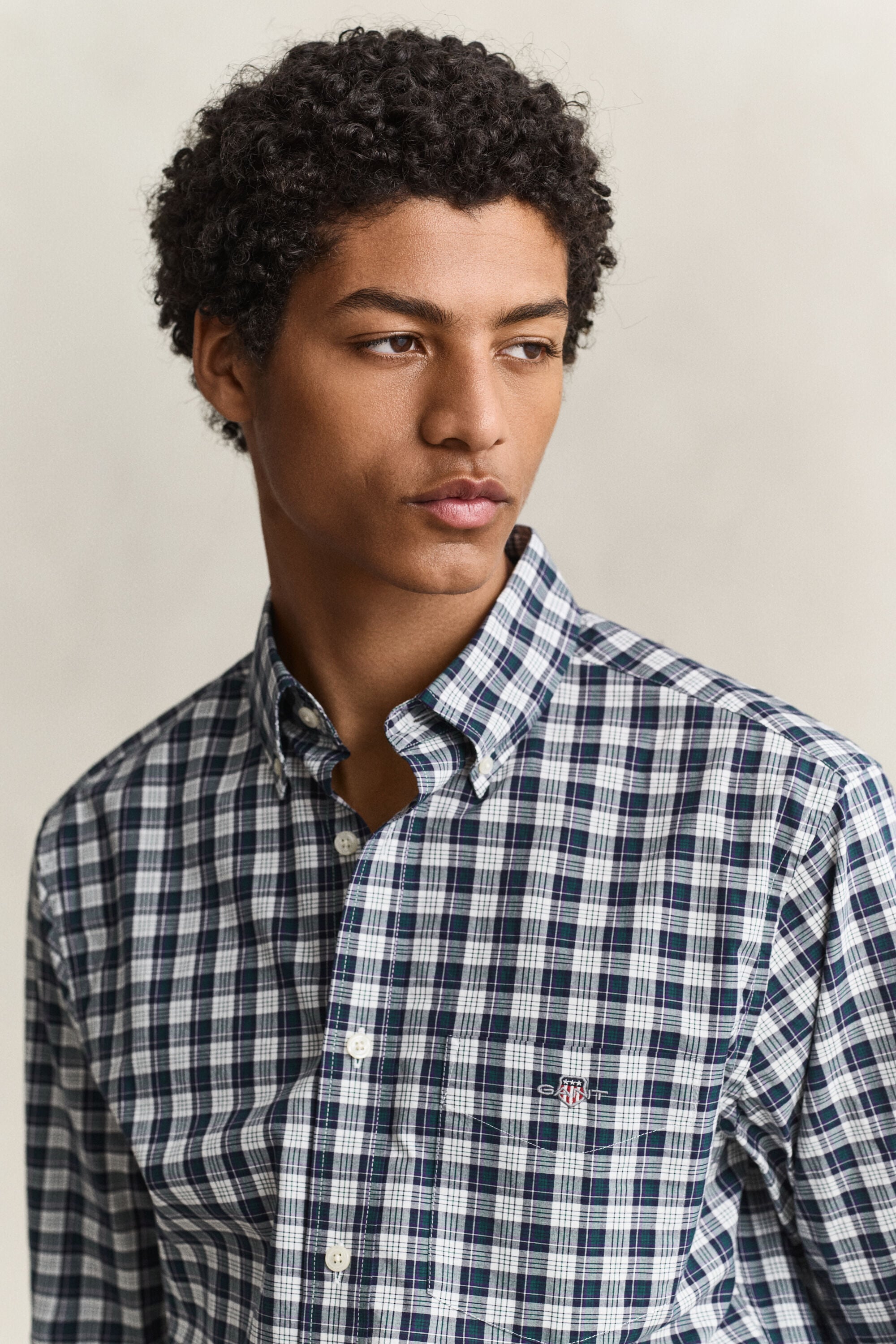 Camisa de popelina a cuadros
