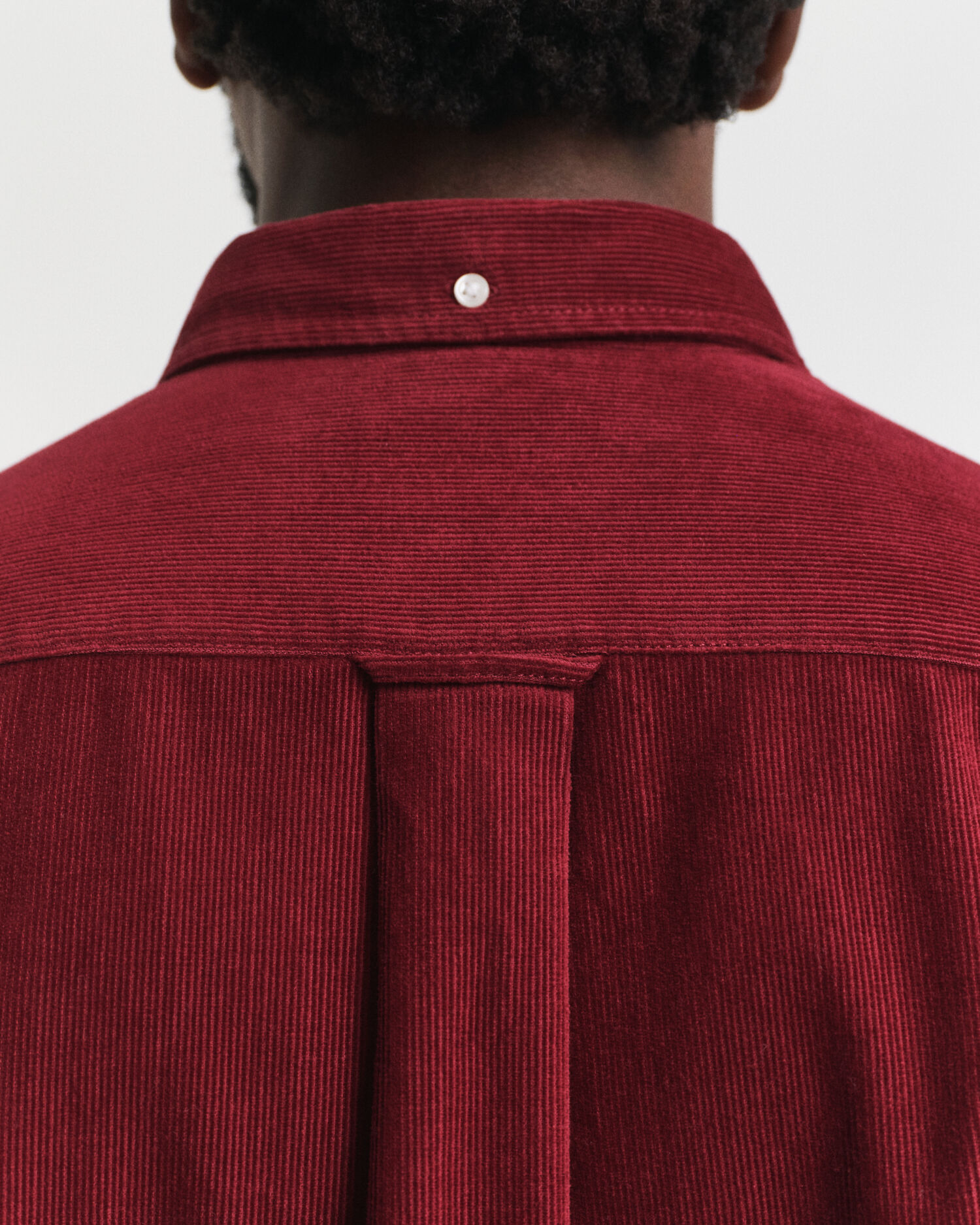 Camisa Regular Fit de pana de algodón