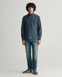 Camisa Oxford Regular Fit Archive Tattersall