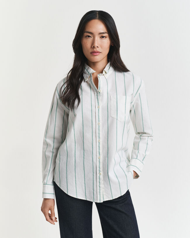 Camisa Oxford clásica de rayas Relaxed Fit