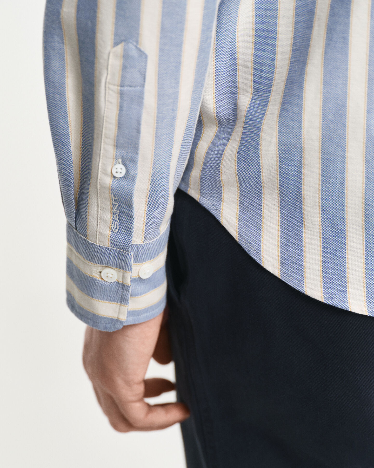 Camisa Oxford Relaxed Fit Heritage a rayas