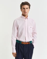 Camisa Regular Fit clásica de popelina a rayas