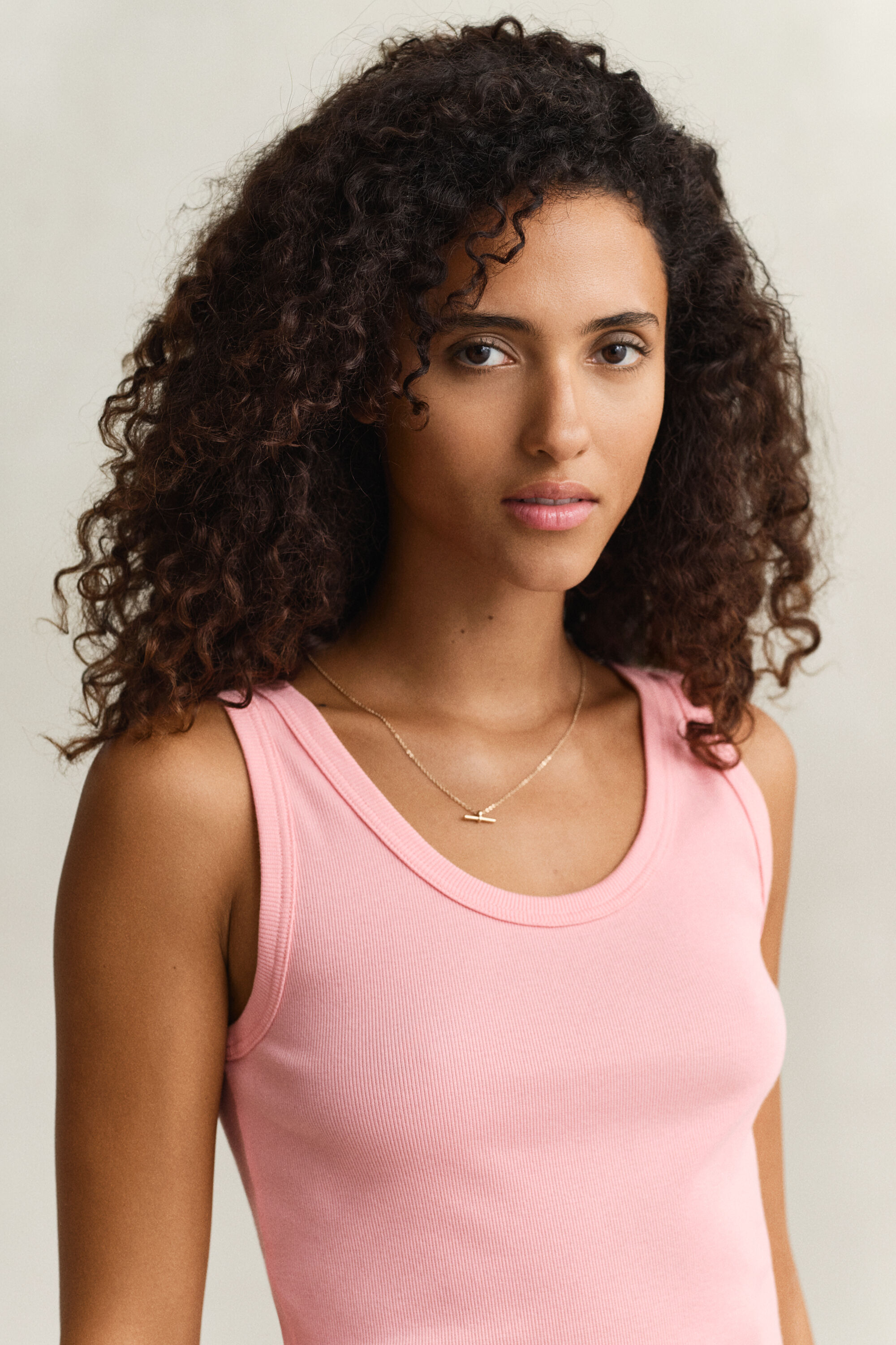 Camiseta de tirantes acanalada