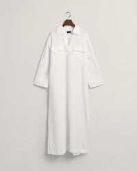 Caftán largo de lino