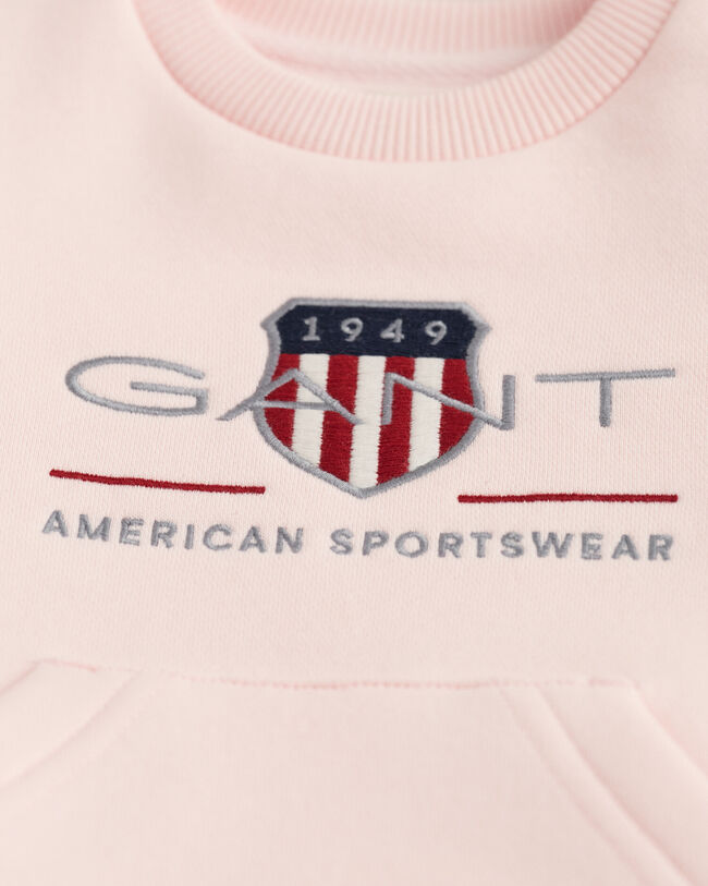 Sudadera de cuello redondo Archive Shield Baby