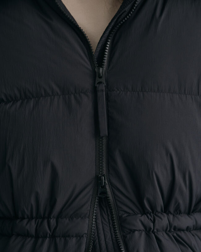 Abrigo de largo completo y plumón