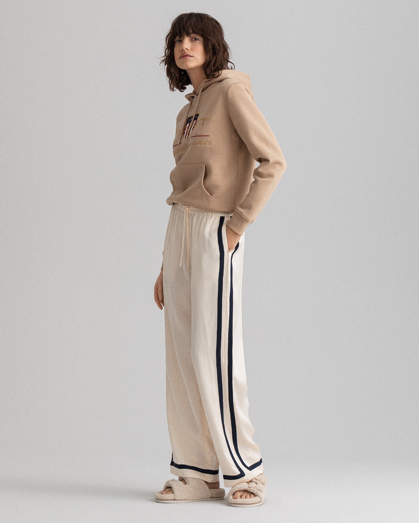 Pantalones de satén Pull-On