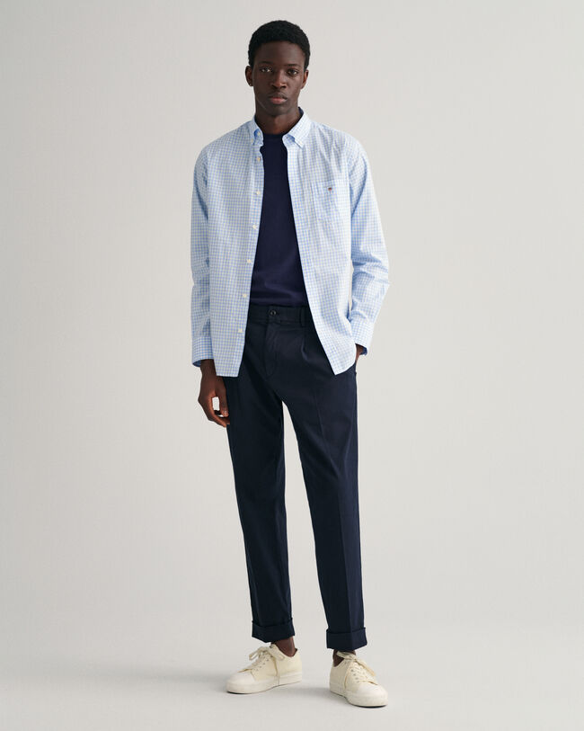 Camisa Regular Fit de velarte a cuadros Vichy