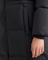 Abrigo de largo completo y plumón