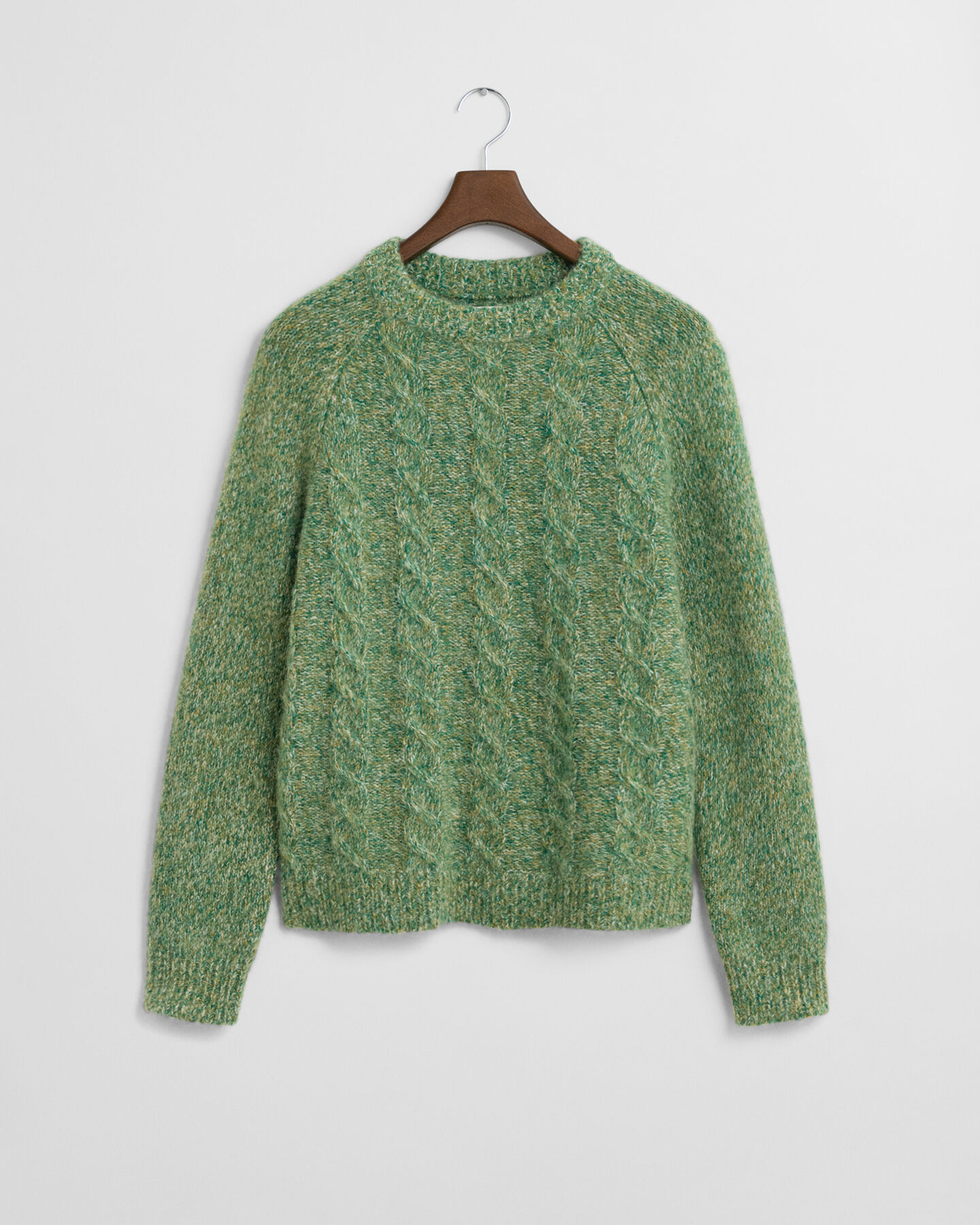 Jersey de cuello redondo y punto de ochos